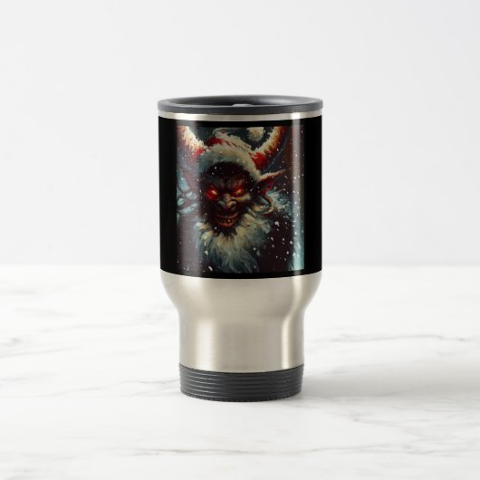 Weihnachtskrampus 1 reisebecher (Mittel)