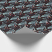 WeihnachtsKrampus 2 Geschenkpapier (Ecke)
