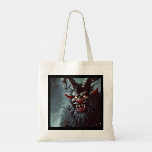 WeihnachtsKrampus 2 Tragetasche (Rückseite)