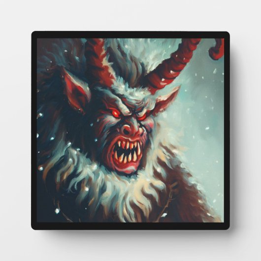 WeihnachtsKrampus 3 Fotoplatte (Vorderseite)