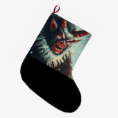 WeihnachtsKrampus 3 Großer Weihnachtsstrumpf (Vorderansicht (hängend))