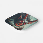 WeihnachtsKrampus 3 Pappteller (Gewinkelt)