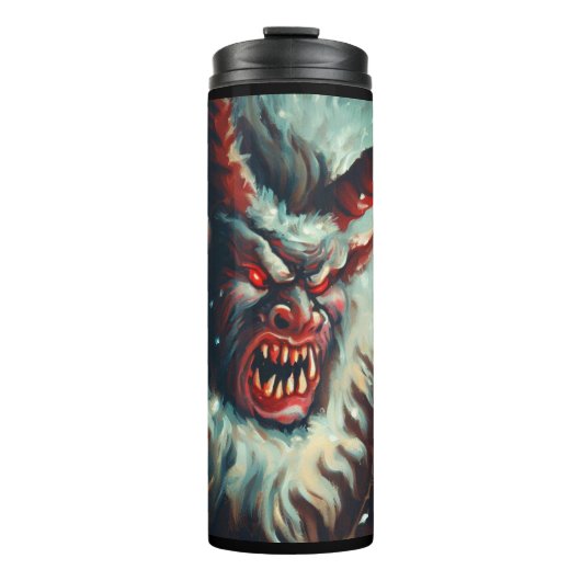 WeihnachtsKrampus 3 Thermosbecher (Vorderseite)