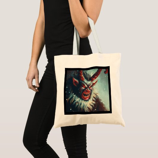 WeihnachtsKrampus 3 Tragetasche (Vorderseite (Produkt))