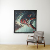 WeihnachtsKrampus 3 Wandteppich (Beispiel (Horizontal))