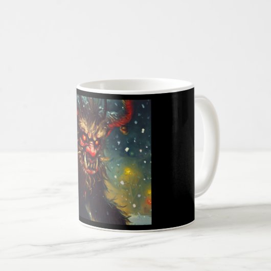 WeihnachtsKrampus 4 Kaffeetasse (VorderseiteRechts)