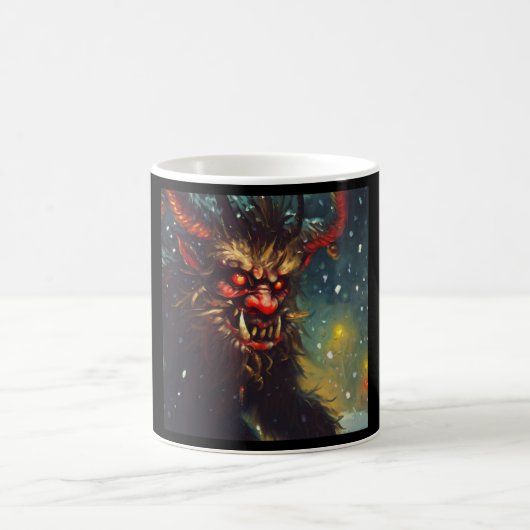 WeihnachtsKrampus 4 Kaffeetasse (Mittel)