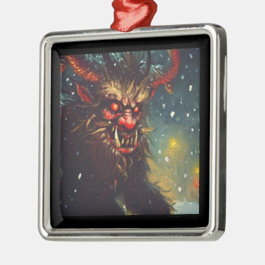 WeihnachtsKrampus 4 Ornament Aus Metall (Links)