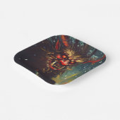 WeihnachtsKrampus 4 Pappteller (Gewinkelt)