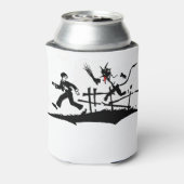 Weihnachtskrampus Dosenkühler (Kanne Rückseite)
