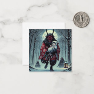 WeihnachtsKrampus Mitteilungskarte