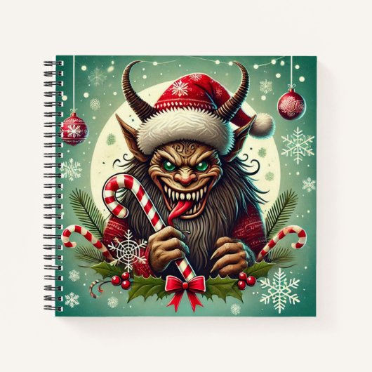 WeihnachtsKrampus Notizblock (Vorderseite)