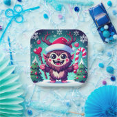 WeihnachtsKrampus Pappteller (Party)