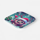 WeihnachtsKrampus Pappteller (Gewinkelt)