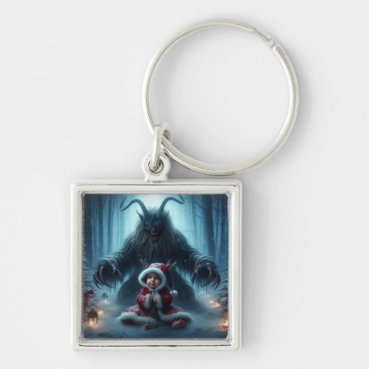 WeihnachtsKrampus Schlüsselanhänger (Vorne)