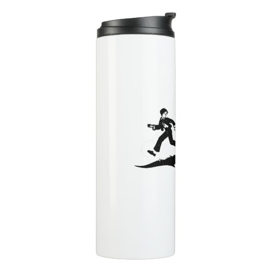 Weihnachtskrampus Thermosbecher (Nach links gedreht)