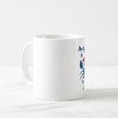Weihnachtskran Kaffeetasse (Vorderseite Links)