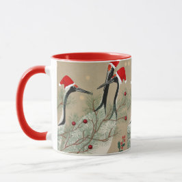 Weihnachtskrane Tasse