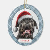 Weihnachtskranke Corso Keramik Circle Ornament (Links)