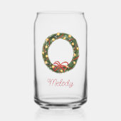 Weihnachtskranke Kinder Personalisierte Milch Dosenglas (Vorderseite)