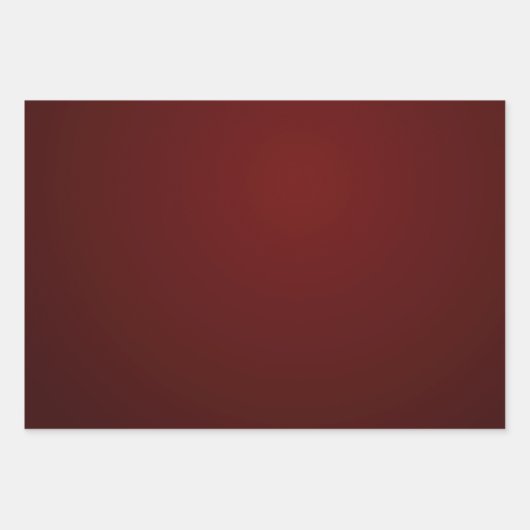 Weihnachtskranke rot dunkelsättigt geschenkpapier set (Vorderseite)