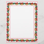 Weihnachtskranke und Garland Letterhead (Vorderseite)