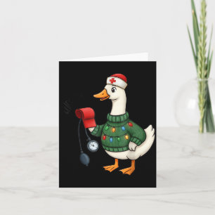 Weihnachtskrankenschwester, Krankenpfleger Leben, Karte
