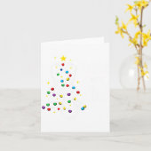 Weihnachtskrankenschwester leuchten Sie hell wie e Karte (Gelbe Blume)