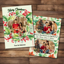 Weihnachtskranz 3 Foto Weihnachtskarte