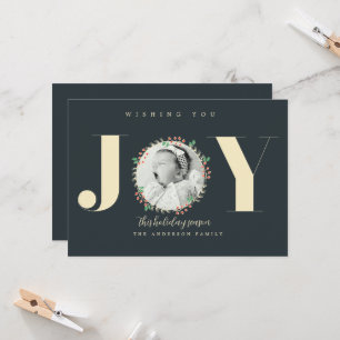 Weihnachtskranz Ankündigung neues Baby