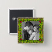 WeihnachtsKranz Button (Vorne & Hinten)