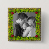 WeihnachtsKranz Button (Vorderseite)