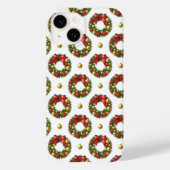 Weihnachtskranz Case-Mate iPhone Hülle (Rückseite)