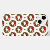 Weihnachtskranz Case-Mate iPhone Hülle (Rückseite (Horizontal))