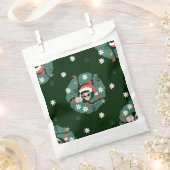 Weihnachtskranz der 1970er Jahre - Alien Geschenktütchen (Ausgeschnitten)