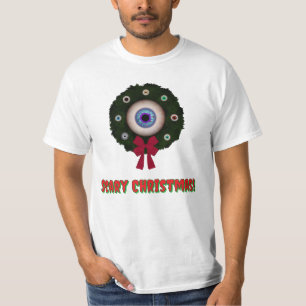 Weihnachtskranz der Augen T-Shirt