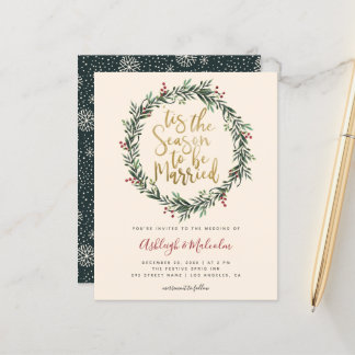 Weihnachtskranz der Saison - Hochzeit