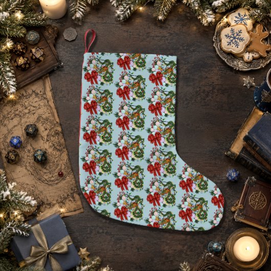 Weihnachtskranz des chinesischen Drachen Kleiner Weihnachtsstrumpf