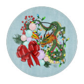 Weihnachtskranz des chinesischen Drachen Schneidebrett (Vorderseite)
