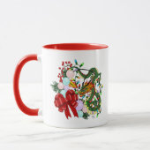Weihnachtskranz des chinesischen Drachen Tasse (Links)