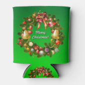Weihnachtskranz Dosenkühler (Vorderseite)