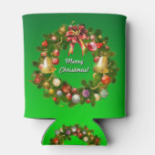 Weihnachtskranz Dosenkühler (Rückseite)