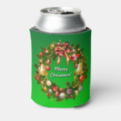 Weihnachtskranz Dosenkühler (Kanne Rückseite)