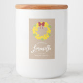 Weihnachtskranz, Etikett (Vorderseite)