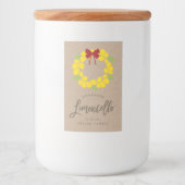 Weihnachtskranz, Etikett (Vorderseite)