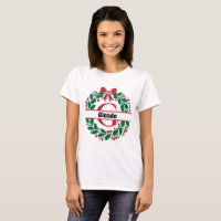 Weihnachtskranz Familie Matching Name Buchstabe G