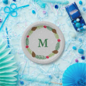 WeihnachtsKranz-Feiertags-Druck Pappteller (Party)
