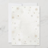 Weihnachtskranz Feiertags Umzugsankündigung Einladung (Rückseite)