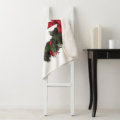 Weihnachtskranz Fleece-Decke Sherpadecke (Beispiel)