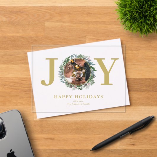 Weihnachtskranz-Foto - Akropolis Acryleinladungen (Insitu (Einladungskarte))